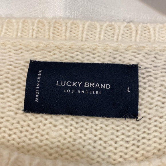 Lucky Brand Floral Sweater - LG - Picture 2 of 5